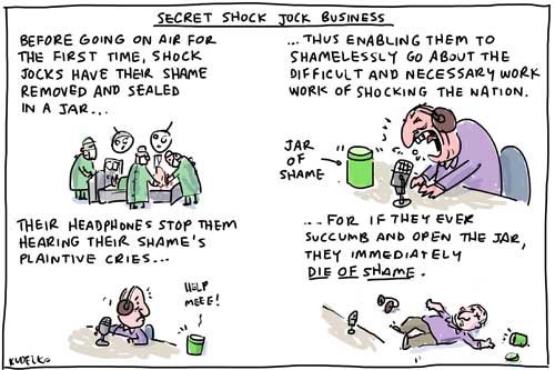 Shock Jock Cartoon